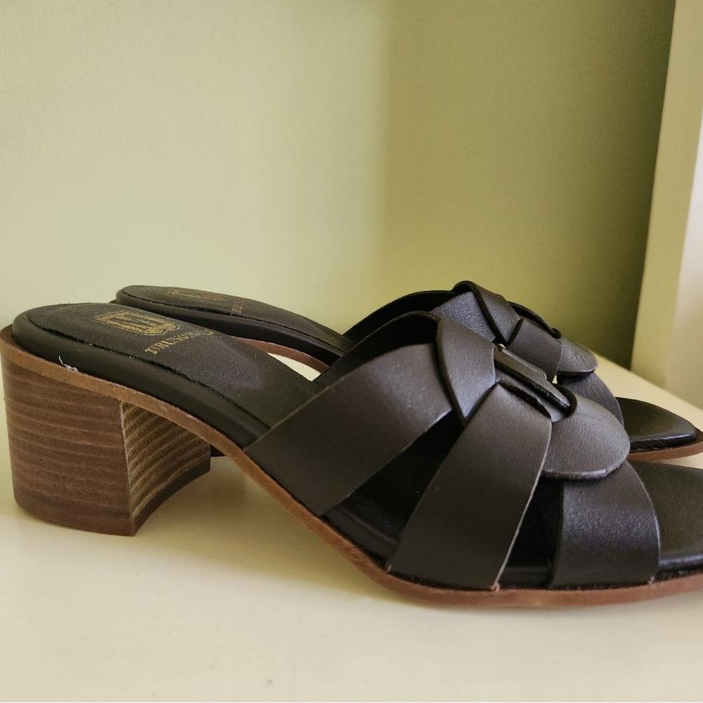 Bruno Magli Black Heeled Sandals Heels